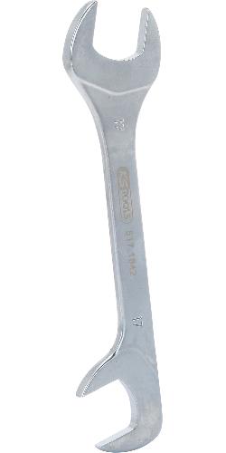 KS TOOLS Doppelmaulschlüssel,15°+75° 17mm