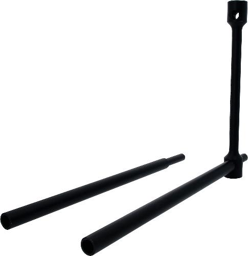 KS TOOLS Verlängerbarer LKW-Radmutternschlüssel, 3-tlg, 32 x 33 mm