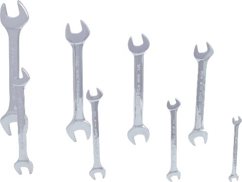 KS TOOLS CHROMEplus Doppel-Maulschlüssel-Satz, 8-tlg