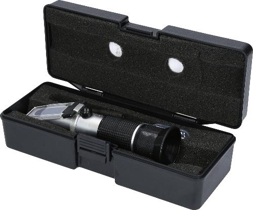 KS TOOLS Refraktometer - optisches Prüfgerät für Batterieflüssigkeit, Frostschutzmittel und AdBlue®-Zusätze
