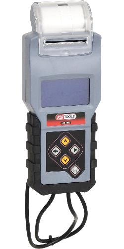 KS TOOLS 12V Digital-Batterie- und Ladesystemtester mit integriertem Drucker