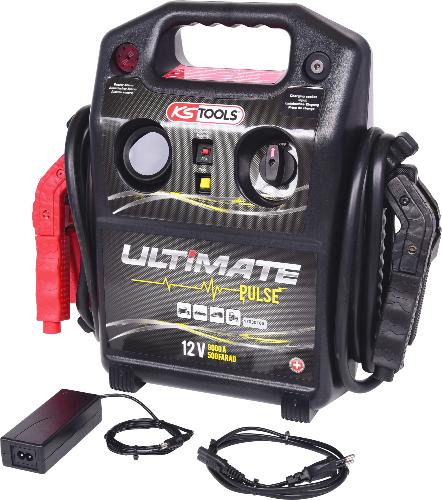 KS TOOLS 12 V Kondensator-Booster - mobiles Starthilfegerät 1800 A