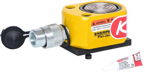 KS TOOLS Flach-Hydraulik-Zylinder, 20 t