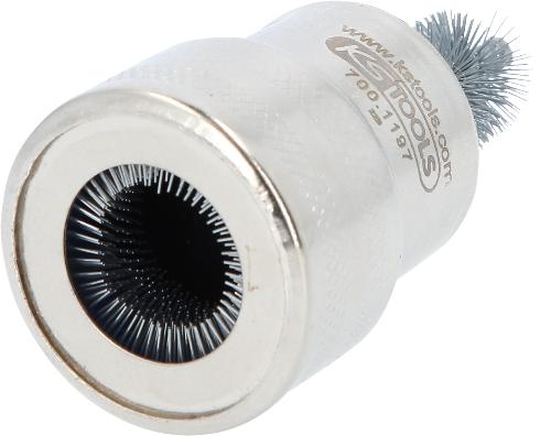 KS TOOLS Batteriepol- und Klemmen-Reinigungsbürste, 120mm