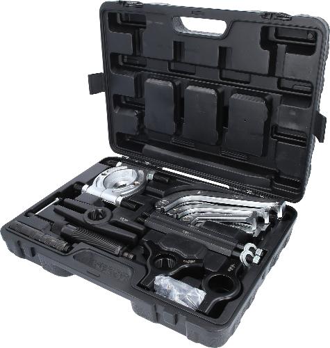 KS TOOLS Hydraulischer Abziehersatz 2-armig und 3-armig, 22-tlg