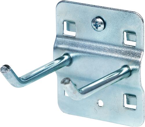 KS TOOLS Doppelter Werkzeughalter mit schrägem Hakenende, Ø 6 mm, 50mm