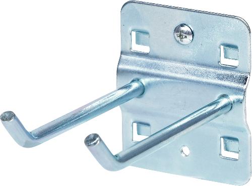 KS TOOLS Doppelter Werkzeughalter mit schrägem Hakenende, Ø 6 mm, 75mm