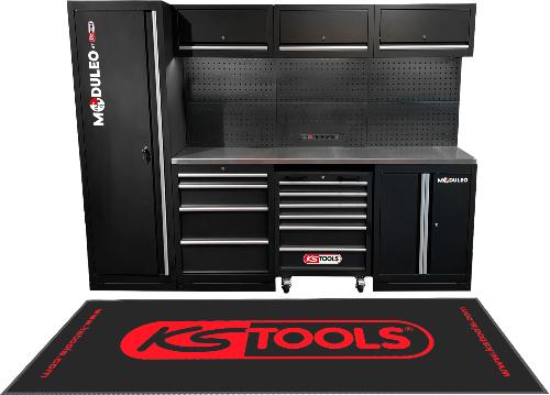 KS TOOLS Werkstatt-Schranksystem, Edelstahlplatte