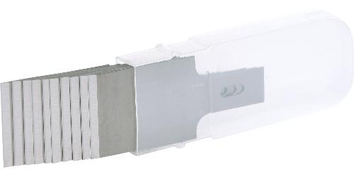 KS TOOLS Ersatzklingen, gerade, 20mm, 10er Pack