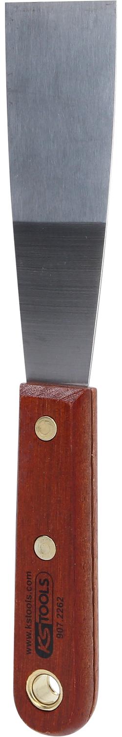 KS TOOLS EDELSTAHL Spachtel, 38mm, mit Holzgriff
