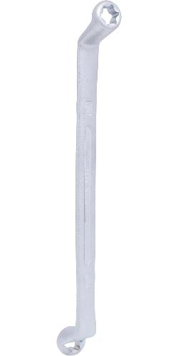 KS TOOLS Torx-E-Doppel-Ringschlüssel, gekröpft, E14xE18