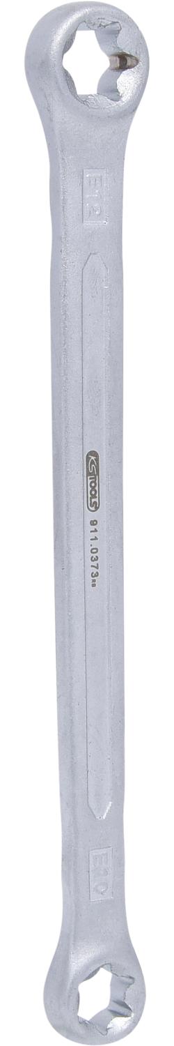 KS TOOLS Torx-E-Doppel-Ringschlüssel, E10xE12
