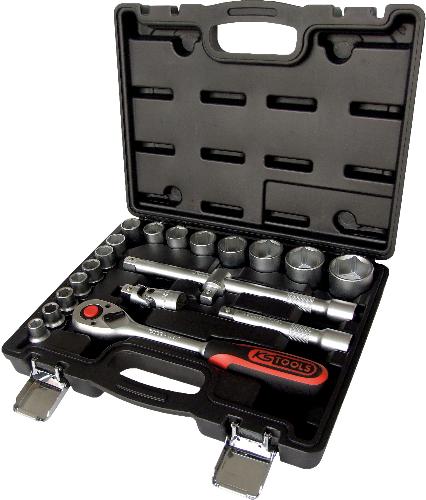 KS TOOLS 1/2" Steckschlüssel-Satz, 20-tlg