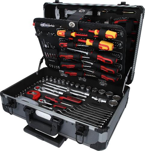 KS TOOLS 1/4"+1/2" Universal-Werkzeug-Satz, 130-tlg
