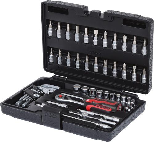 KS TOOLS 1/4" Steckschlüssel-Satz, 51-tlg