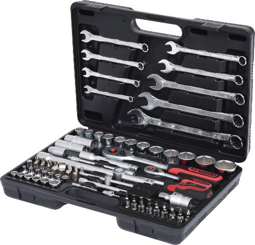 KS TOOLS 1/4"+1/2" Steckschlüssel-Satz, 82-tlg