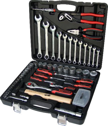 KS TOOLS 1/4"+1/2" Werkzeug-Satz, 88-tlg