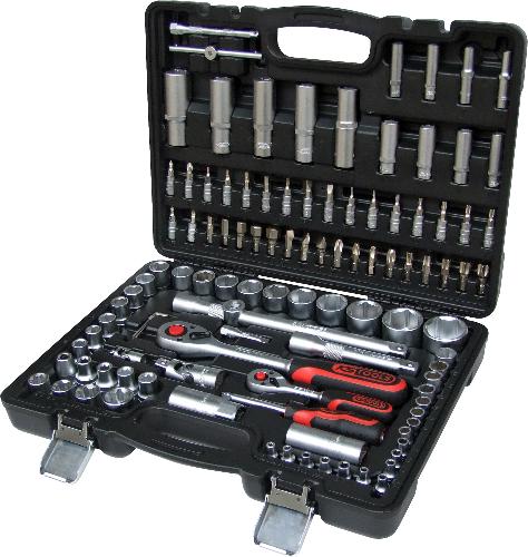 KS TOOLS 1/4"+1/2" Steckschlüssel-Satz, 108-tlg