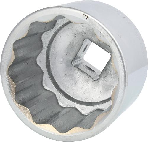 KS TOOLS 1" 12-kant-Stecknuss, kurz, 75 mm