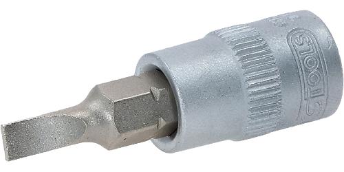 KS TOOLS 1/4" Bit-Stecknuss Schlitz, 4mm