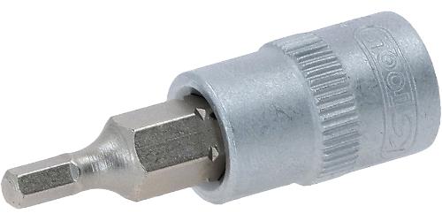 KS TOOLS 1/4" Bit-Stecknuss Innensechskant, 3mm