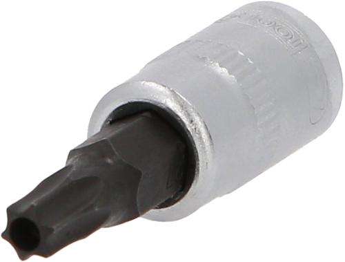 KS TOOLS 1/4" Bit-Stecknuss Torx mit Stirnlochbohrung, TB27