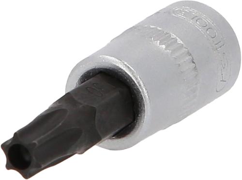 KS TOOLS 1/4" Bit-Stecknuss Torx mit Stirnlochbohrung, TB30