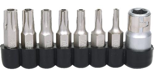 KS TOOLS 1/4" Bit-Satz für Fünfsternschrauben, 8-tlg
