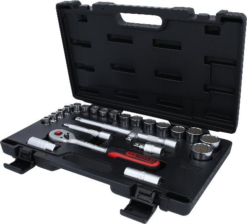 KS TOOLS 1/2" Steckschlüssel-Satz, 24-tlg 12-kant