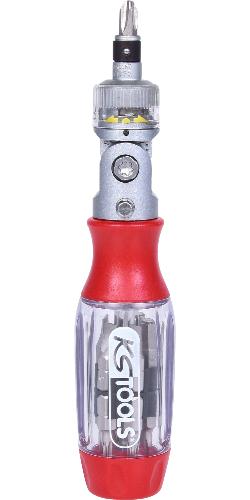 KS TOOLS 1/4" Ratschen-Bit-Schraubendreher, 190mm