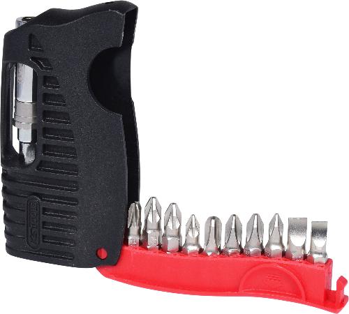 KS TOOLS 1/4" Mini-Bit-Etui, 11-tlg Schlitz, PH, PZ