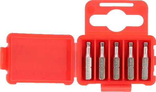 KS TOOLS 1/4" Bit Innensechskant, 25mm, Kugelkopf, 4mm, 5er Pack
