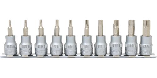 KS TOOLS 3/8" Bit-Stecknuss-Satz Torx, 10-tlg, T10-T55