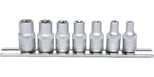 KS TOOLS 1/4" Torx-E-Stecknuss-Satz, 7-tlg, E4-E11