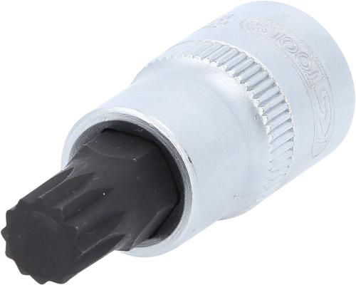 KS TOOLS 1/2" Bit-Stecknuss XZN, kurz, M12