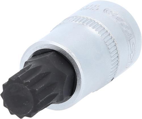 KS TOOLS 1/2" Bit-Stecknuss XZN, kurz, M14