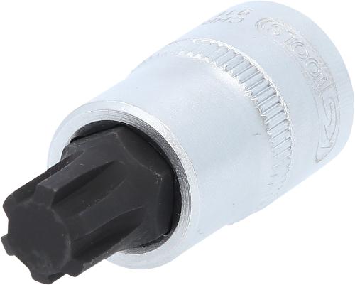 KS TOOLS 1/2" Bit-Stecknuss für RIBE®-Schrauben, kurz, M13