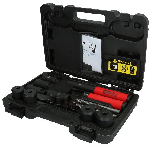 KS TOOLS Felgenschloss-Ausbohr-Satz, 16-tlg