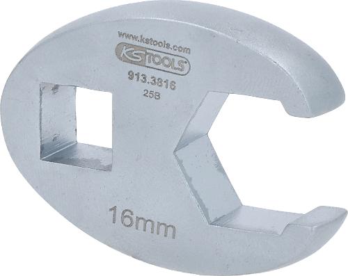 KS TOOLS 3/8" Sechskant-Einsteck-Maulschlüssel, 16mm
