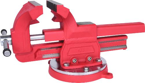 KS TOOLS Parallel-Schraubstock mit Drehteller, 167 mm