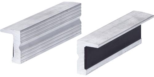 KS TOOLS Alu-Schraubstock-Schonbacken,Struktur,100mm