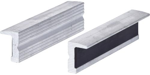 KS TOOLS Alu-Schraubstock-Schonbacken,Struktur,120mm