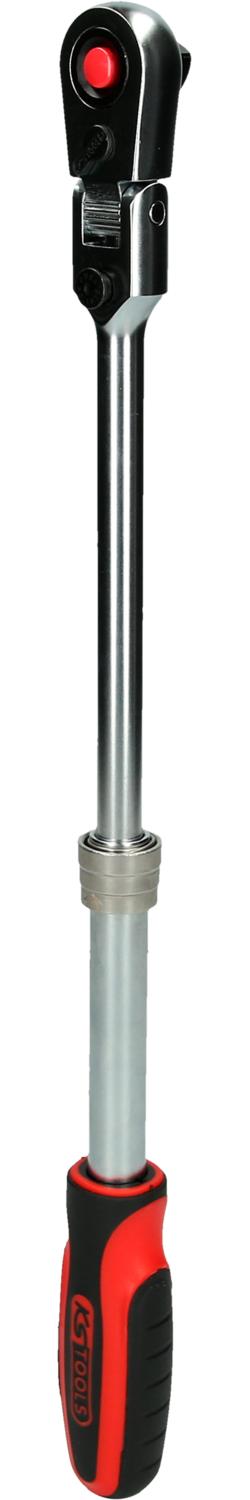 KS TOOLS 3/8" SlimPOWER Teleskop-Gelenk-Umschaltknarre, 72 Zahn