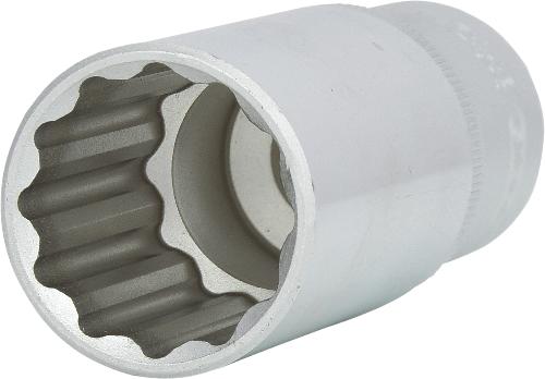 KS TOOLS 1/2" 12-kant-Stecknuss, lang, 24mm