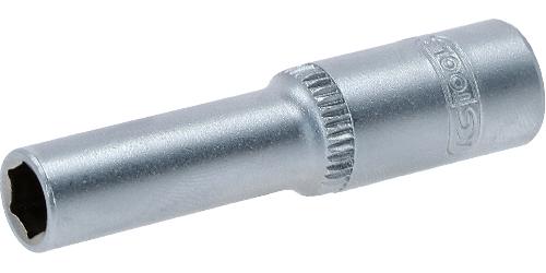 KS TOOLS 1/4" Sechskant-Stecknuss, lang, 6mm