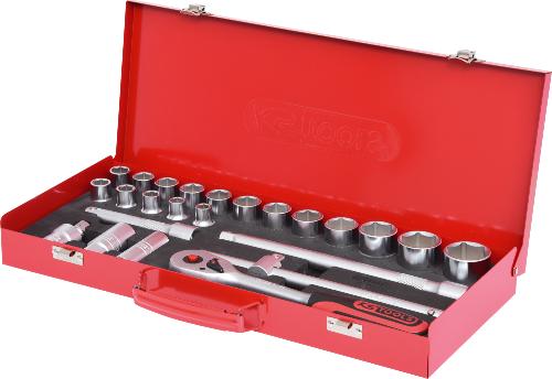 KS TOOLS 1/2" Steckschlüssel-Satz, 24-tlg
