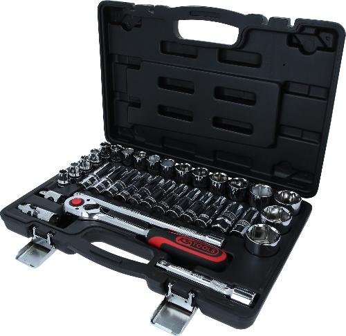 KS TOOLS 1/2" CHROMEplus Steckschlüssel-Satz, 35-tlg