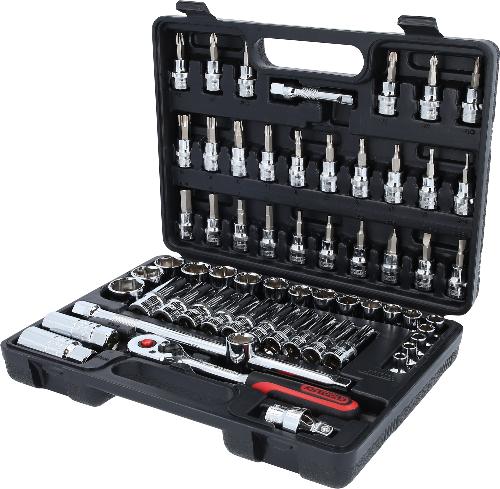 KS TOOLS 3/8" CHROMEplus Steckschlüssel-Satz, 61-tlg