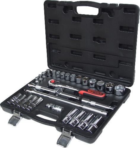 KS TOOLS 1/2" CHROMEplus Steckschlüssel-Satz, 30-tlg