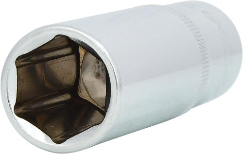 KS TOOLS 1/2" CHROMEplus Sechskant-Stecknuss, lang, 17mm